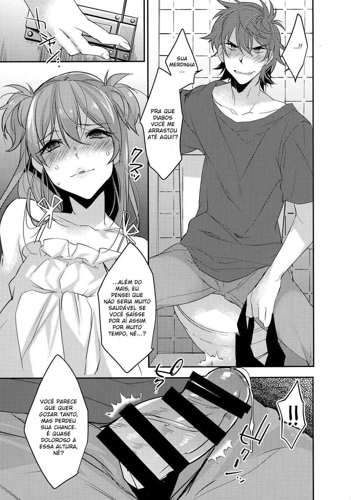 Tarado ataca jovem rapaz no metrô e é surpreendido por uma “garota” trap – Hentai HQ Brasileiro