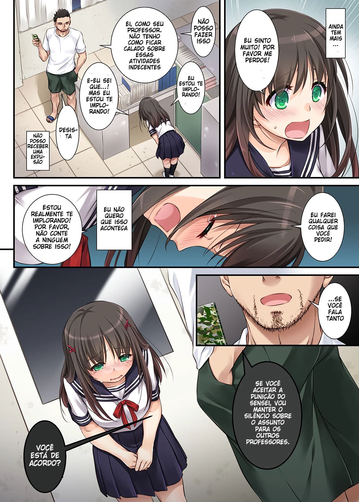 Priminha Safadinha – Gwen e o Pauzudo Tarado em Hentai HQ Brasileiro