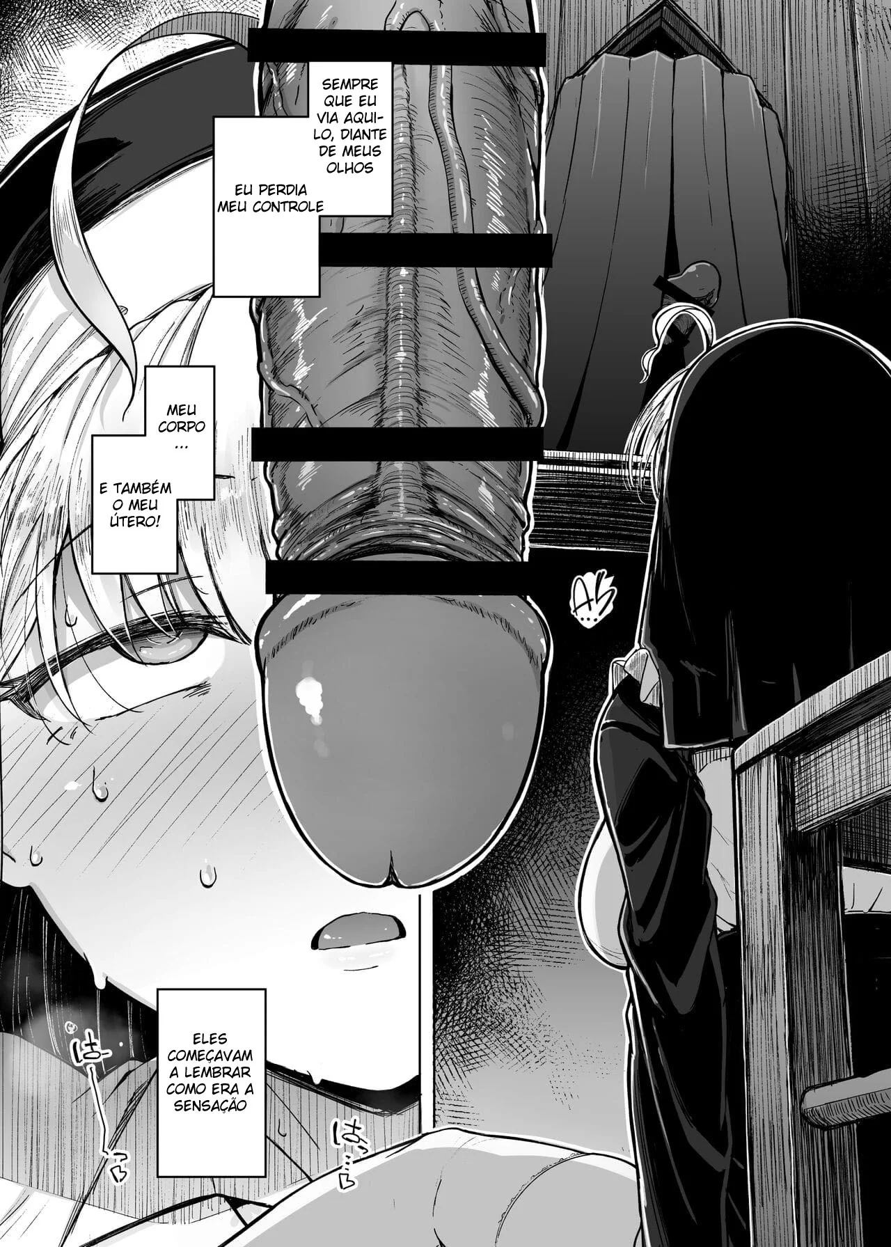 Piranha do Interior: Buceta Latejante querendo Rola em Hentai HQ Brasileiro