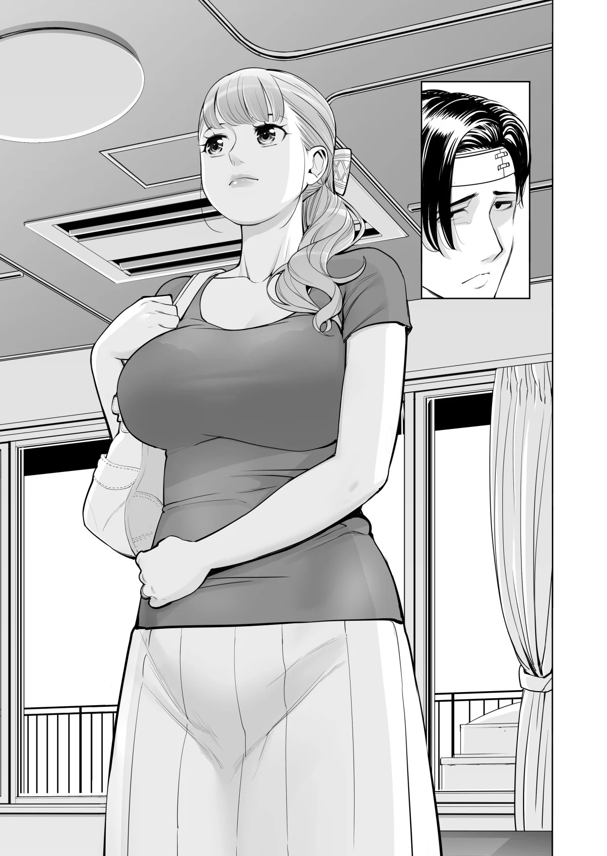 Fodendo a mãe viúva do meu amigo – Em hentai incesto HQ