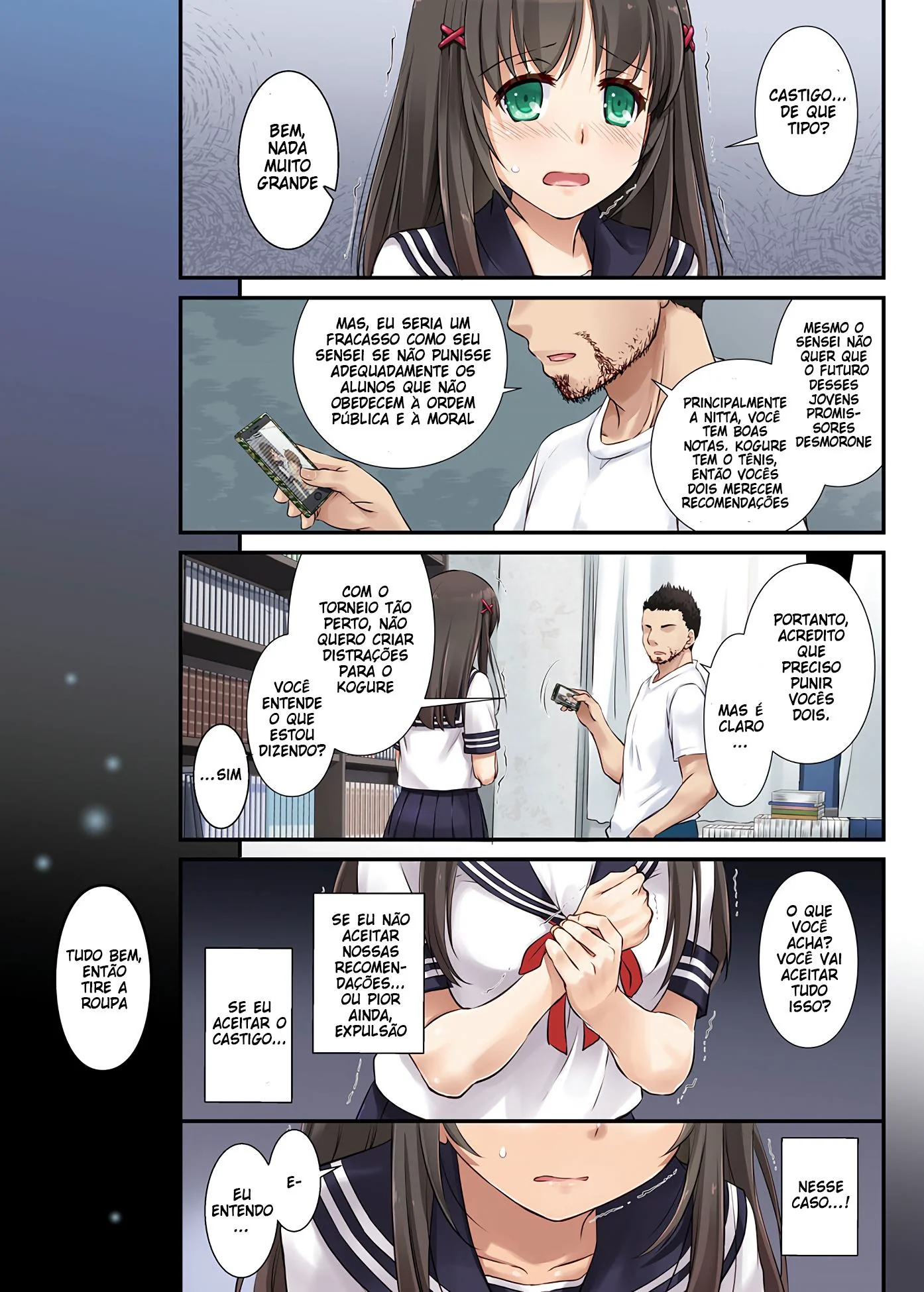 Pirata novato é iniciado na putaria com os Piratas Shark em Hentai HQ Brasileiro!