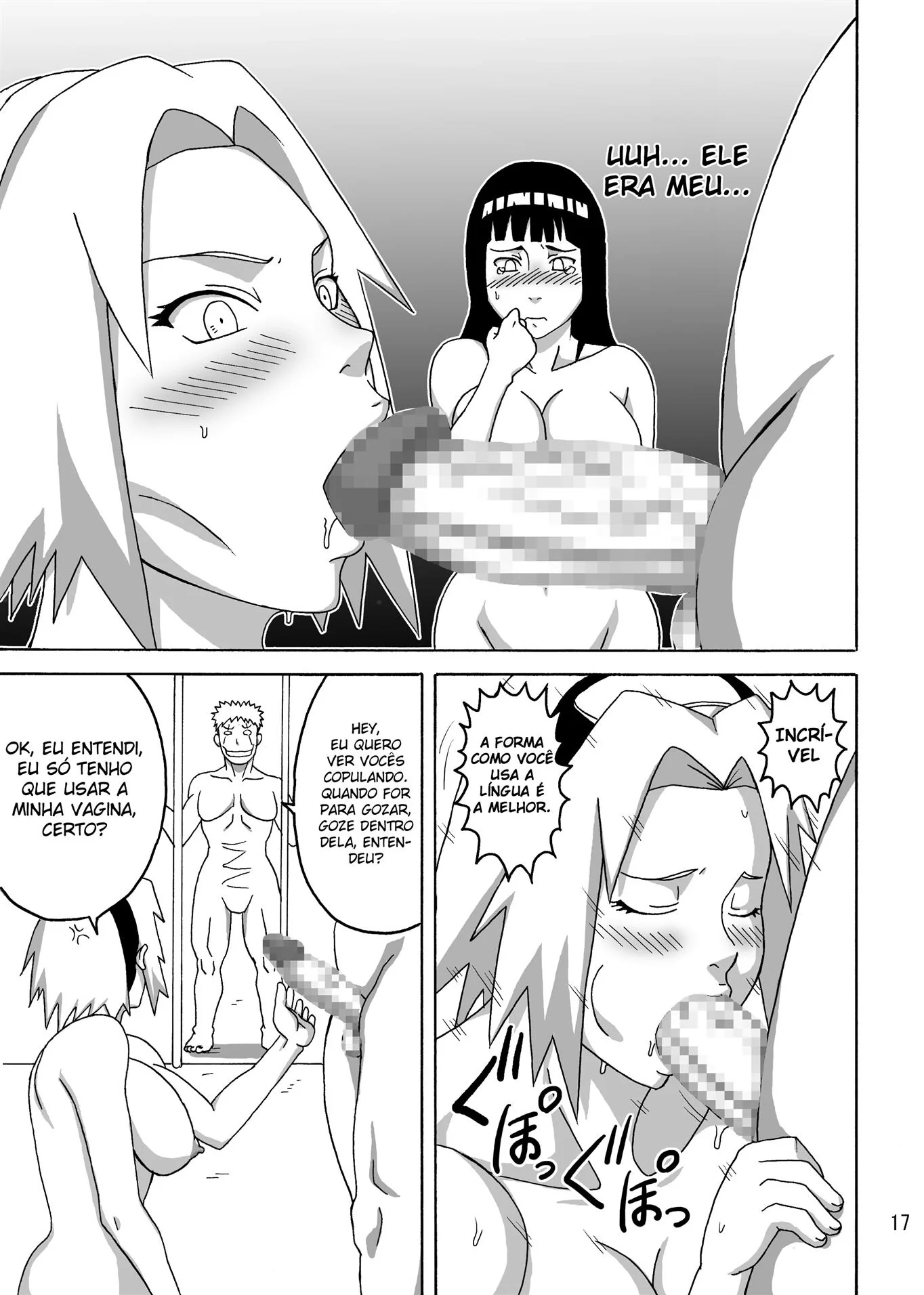 Hinata e Tsunade Putas em Treinamento