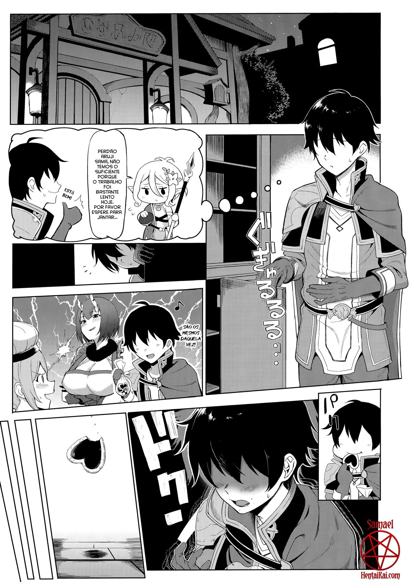 Safadeza do Yuuki com as Três Gatas