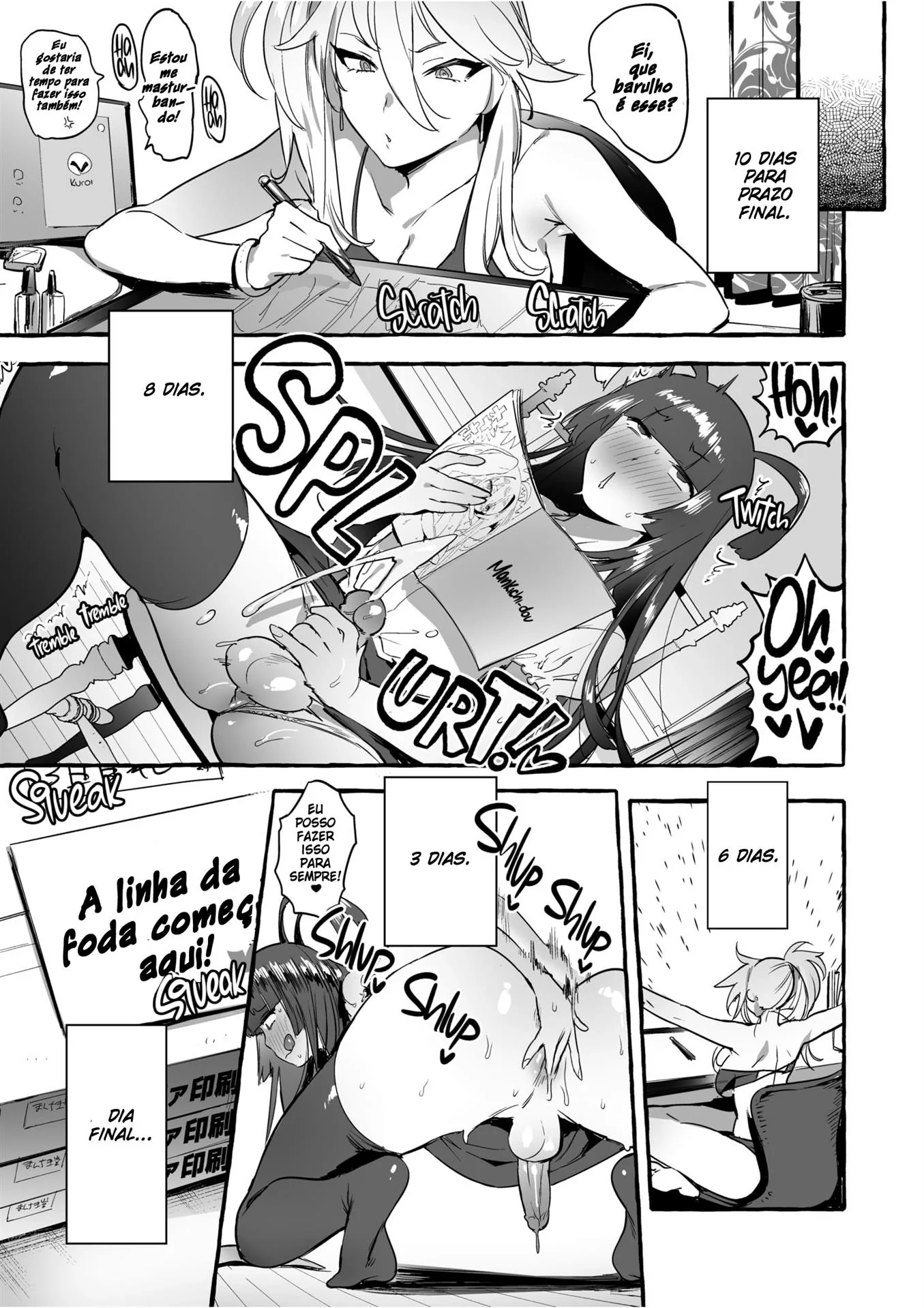 Futanari porno – A Artista e sua Amiga Safada