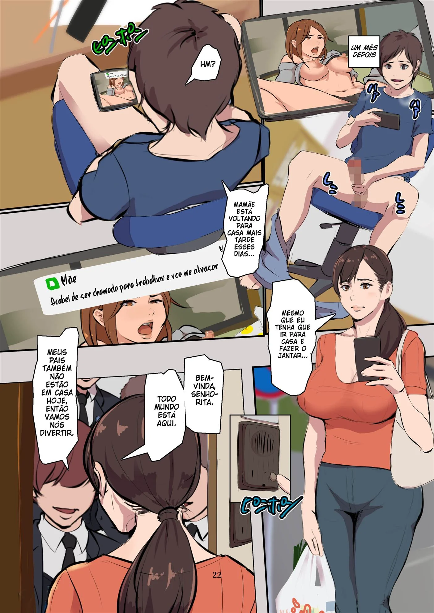 Seduzindo a Tia Piranha – Keita entra em ação! em hentai HQ Brasileiro