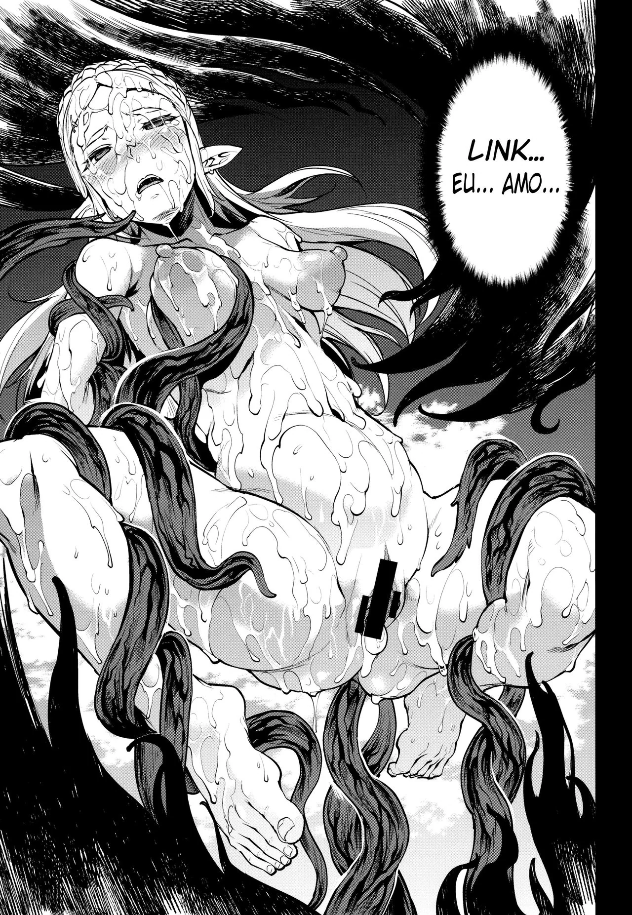 A Guerreira Safada: Paya seduz o Link para ser capturado em Hentai HQ Brasileiro