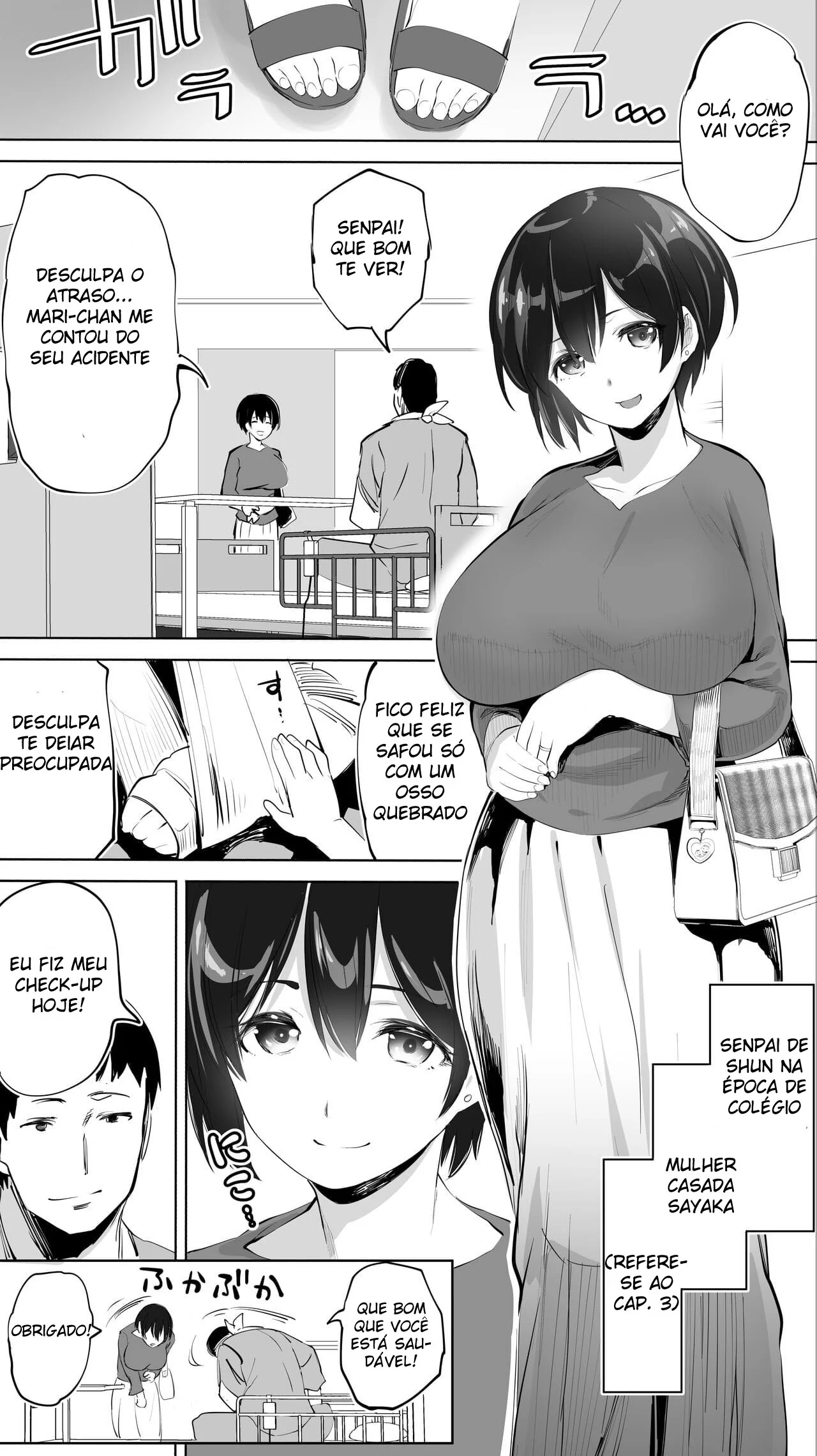 A Enfermeira Piranha e a Piroca do Paciente em Hentai HQ Brasileiro
