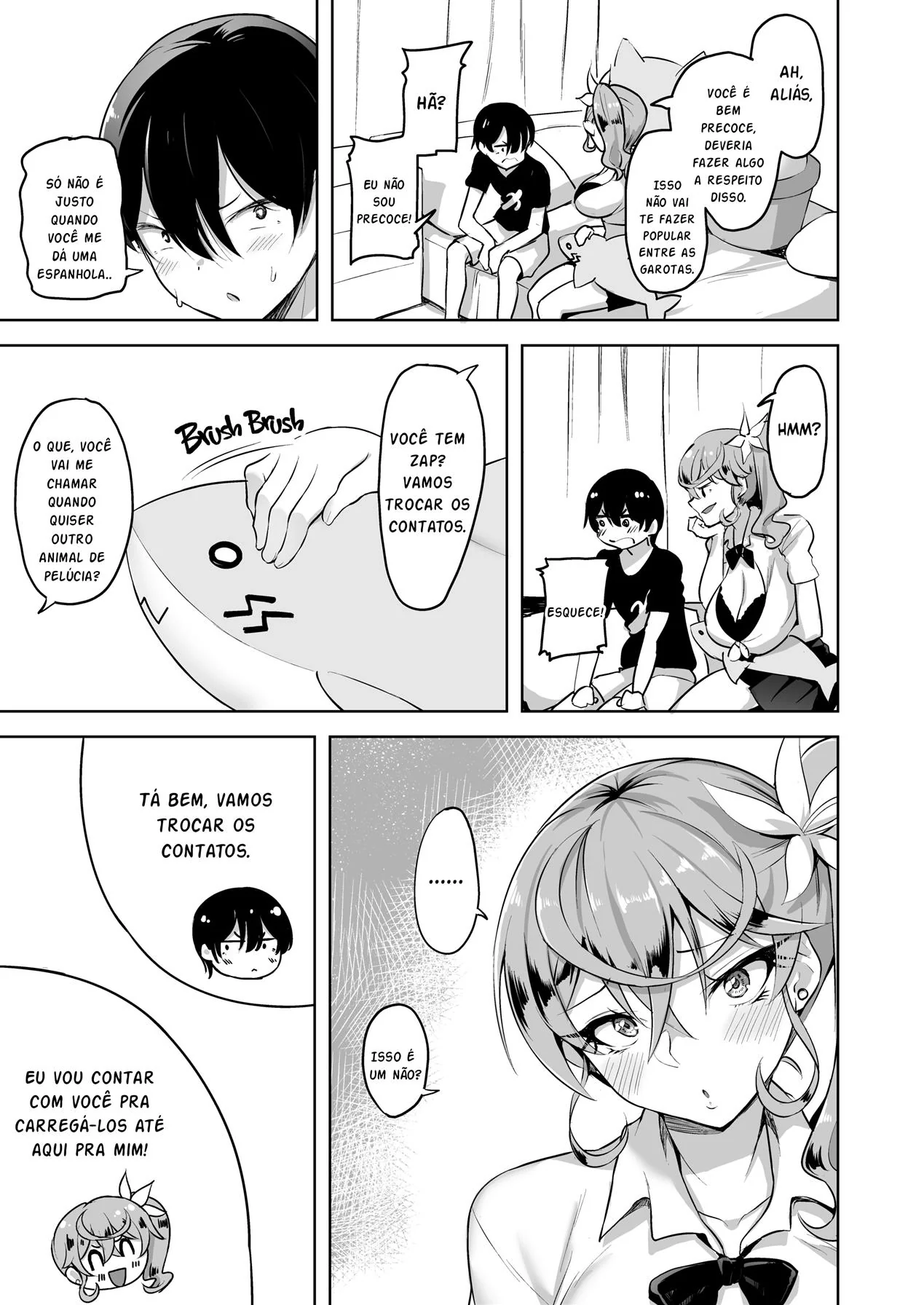 Troca de Pelúcias: Shouma e a Gyaru Safadinha no Shopping – Em Hentai HQ Brasileiro