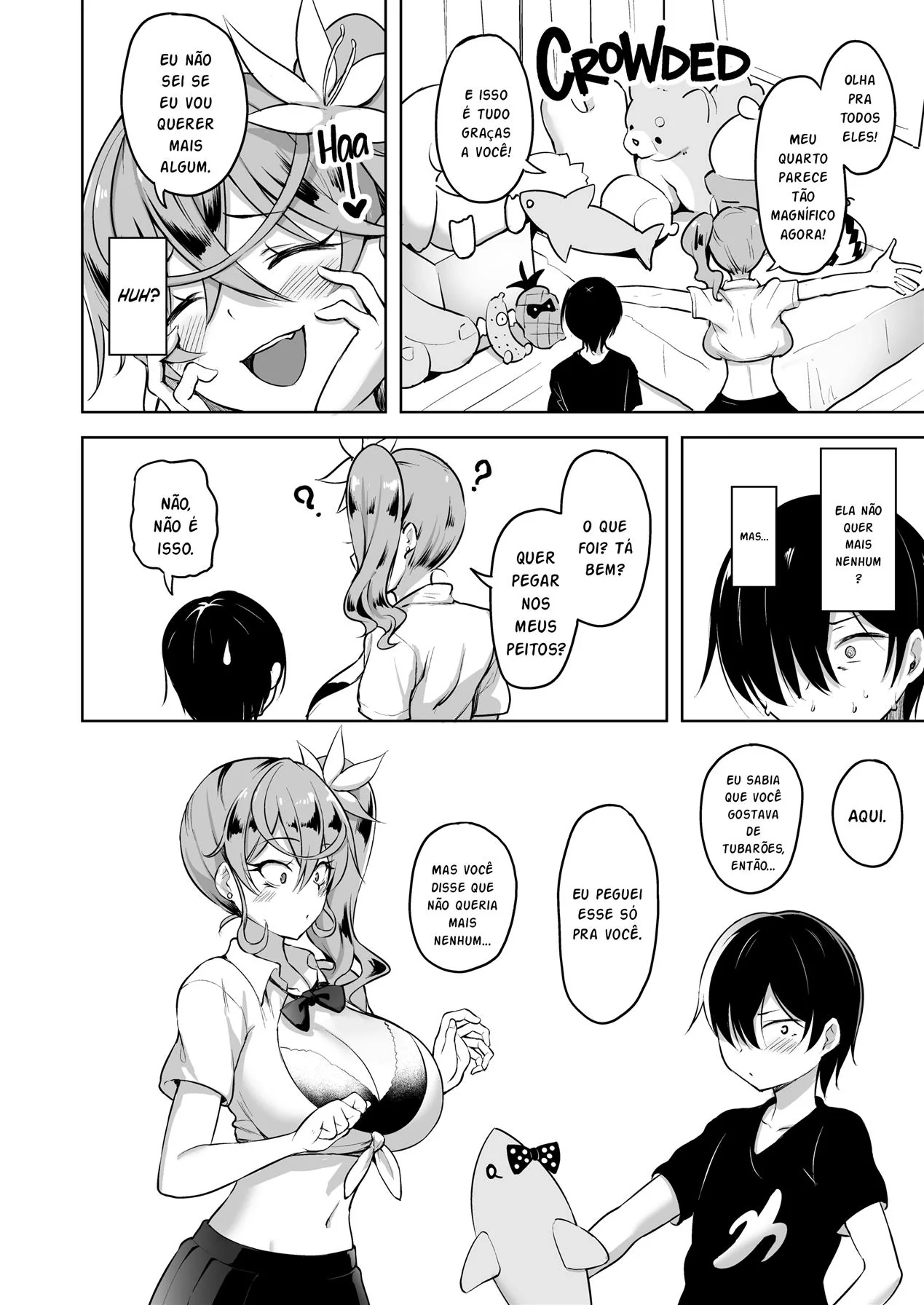 Troca de Pelúcias: Shouma e a Gyaru Safadinha no Shopping – Em Hentai HQ Brasileiro