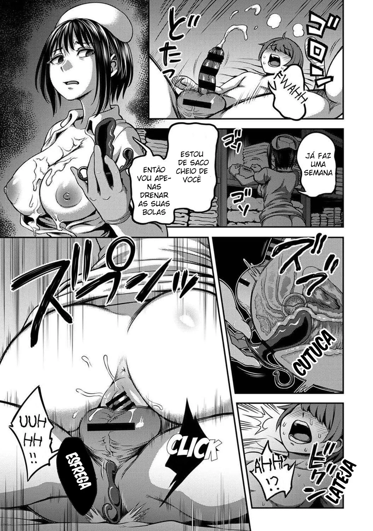 Enfermeira Piranha e a Piroca Paralisada de Yamada: Em Hentai HQ Brasileiro