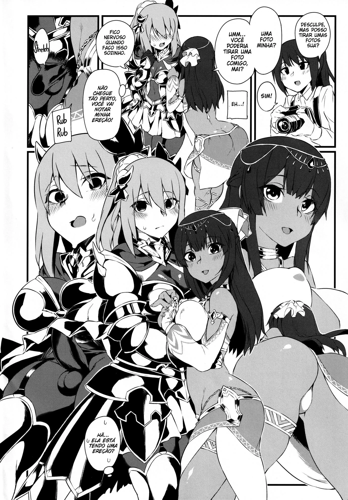 A Guerreira Safada: Paya seduz o Link para ser capturado em Hentai HQ Brasileiro
