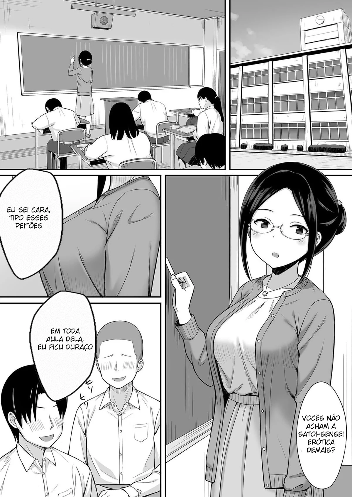 Chantagem com a mamãe piranha – Aina em hentai HQ brasileiro