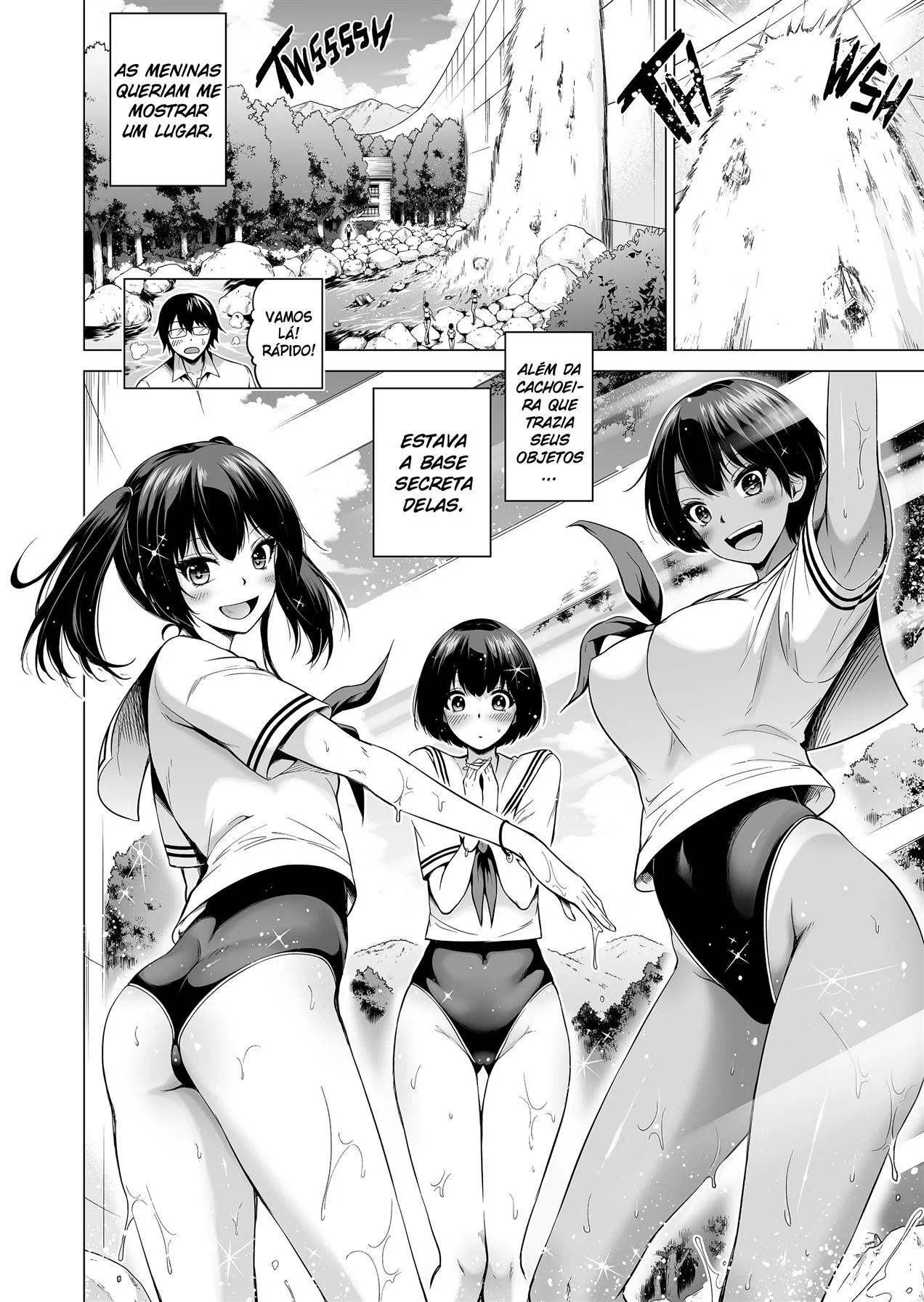 Três Alunas Piranhas e Sedentas por Rola: Um Grupal Hentai Explosivo em manga hq