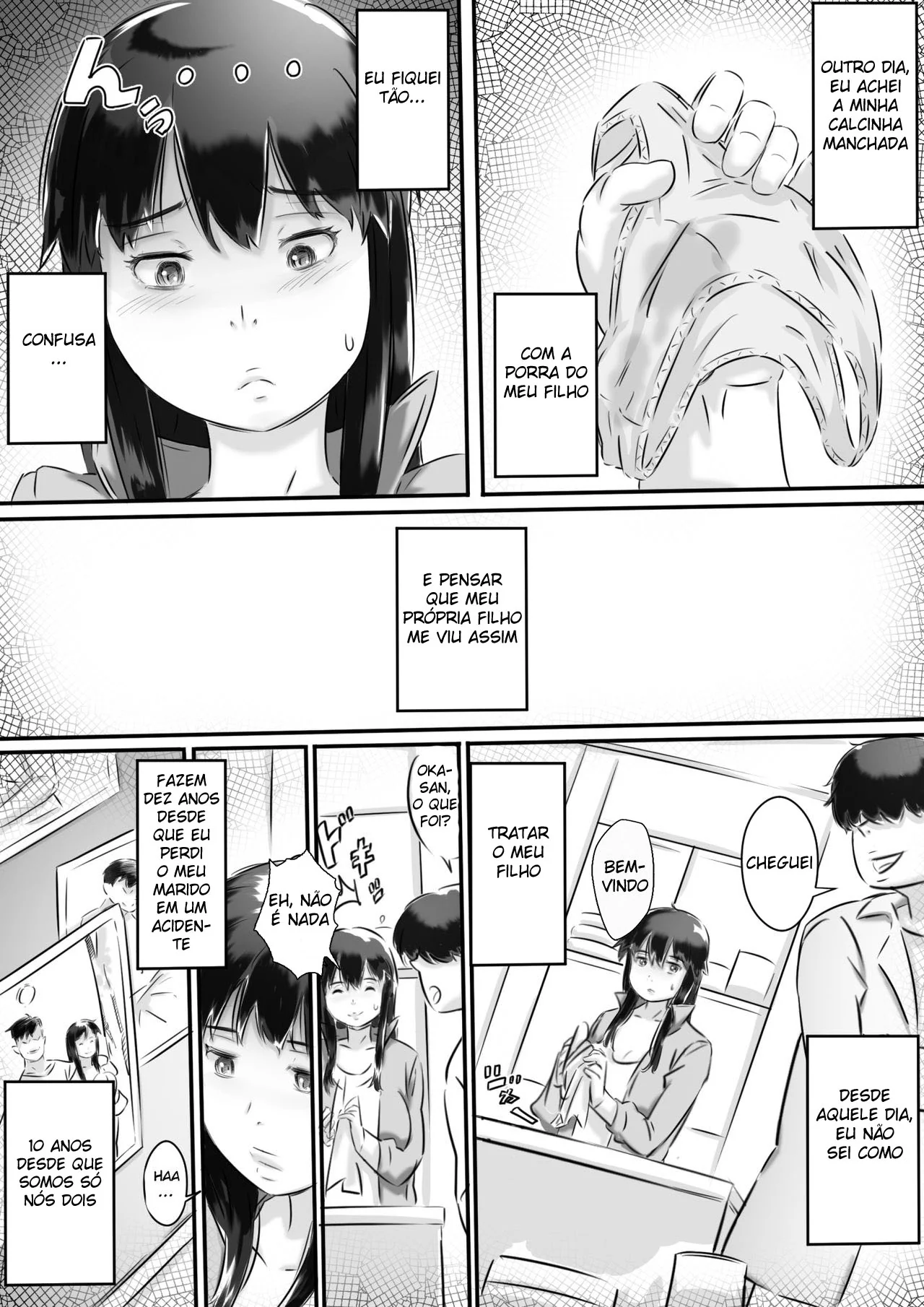 Kaa-san, a piranha dos peitos grandes seduzida pelo filho fetiche em hentai HQ Brasil