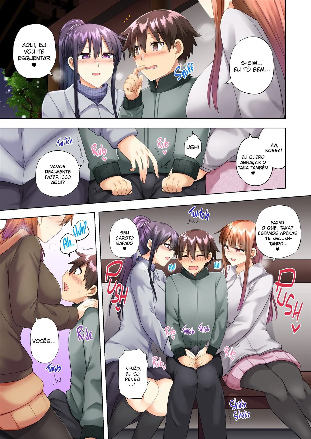 Ano Novo com Piranhas Fogosas: Orgia na Casa de Taka em Hentai HQ