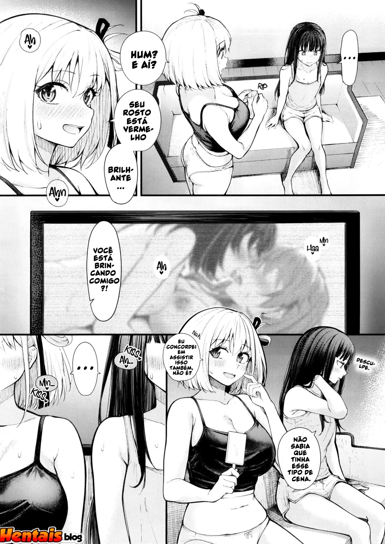 Férias de Piranhas: Amigas safadas se deliciando juntas em Hentai HQ Brasileiro