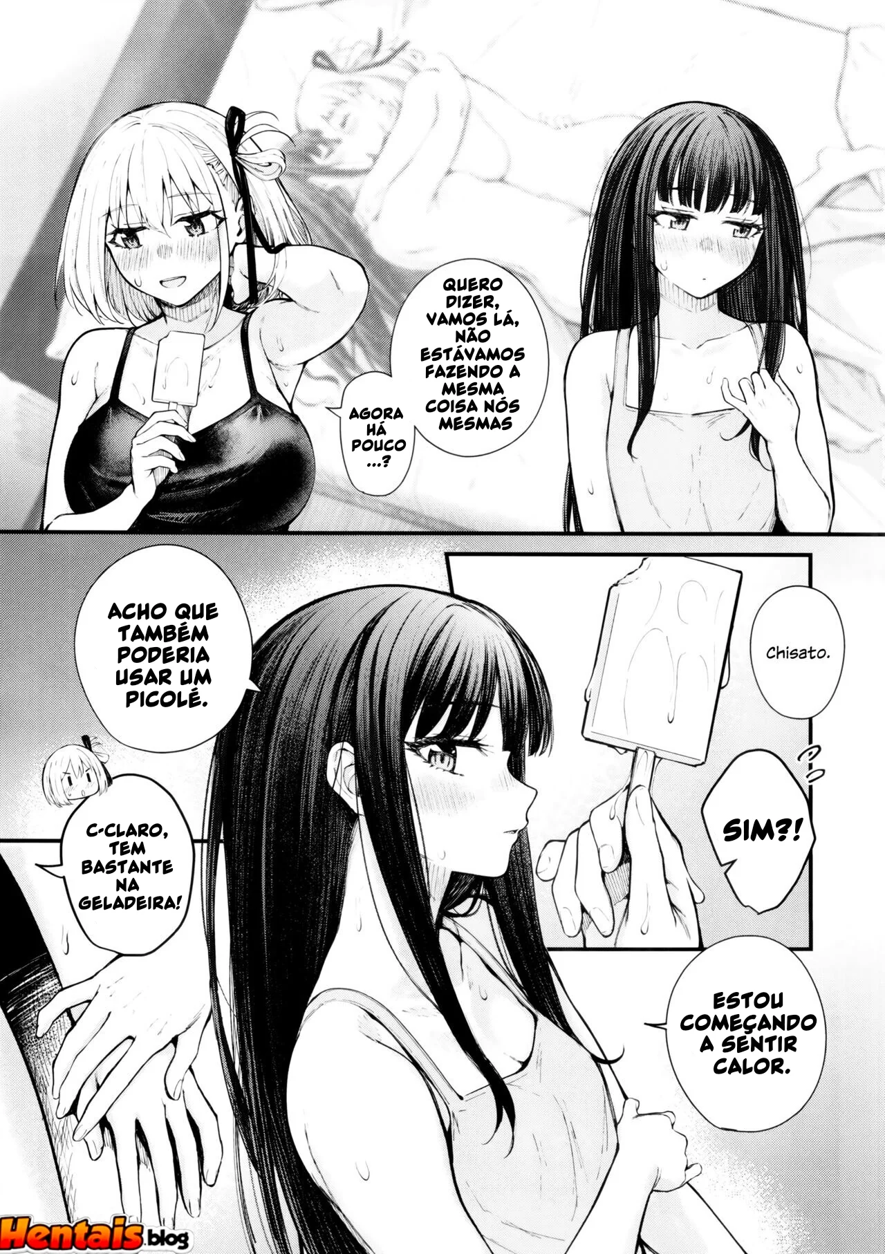 Férias de Piranhas: Amigas safadas se deliciando juntas em Hentai HQ Brasileiro