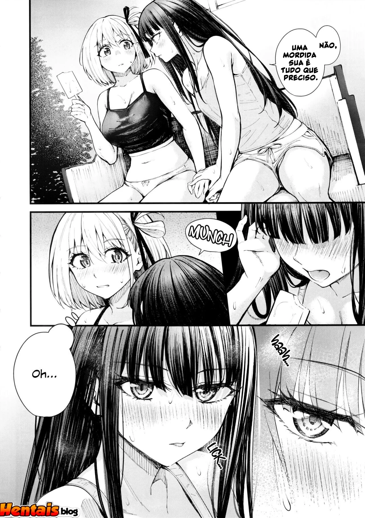 Férias de Piranhas: Amigas safadas se deliciando juntas em Hentai HQ Brasileiro