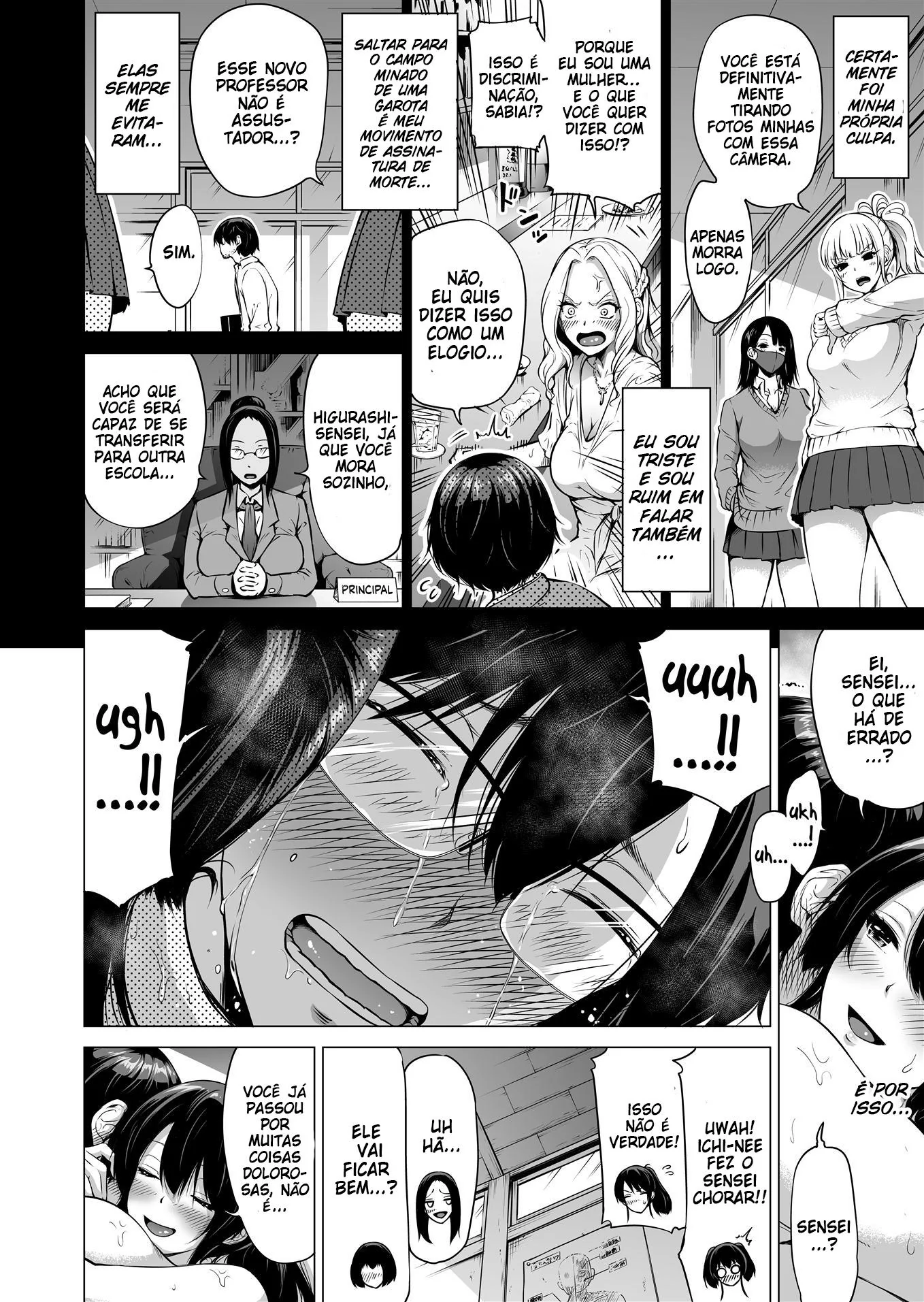 Três Alunas Piranhas e Sedentas por Rola: Um Grupal Hentai Explosivo em manga hq