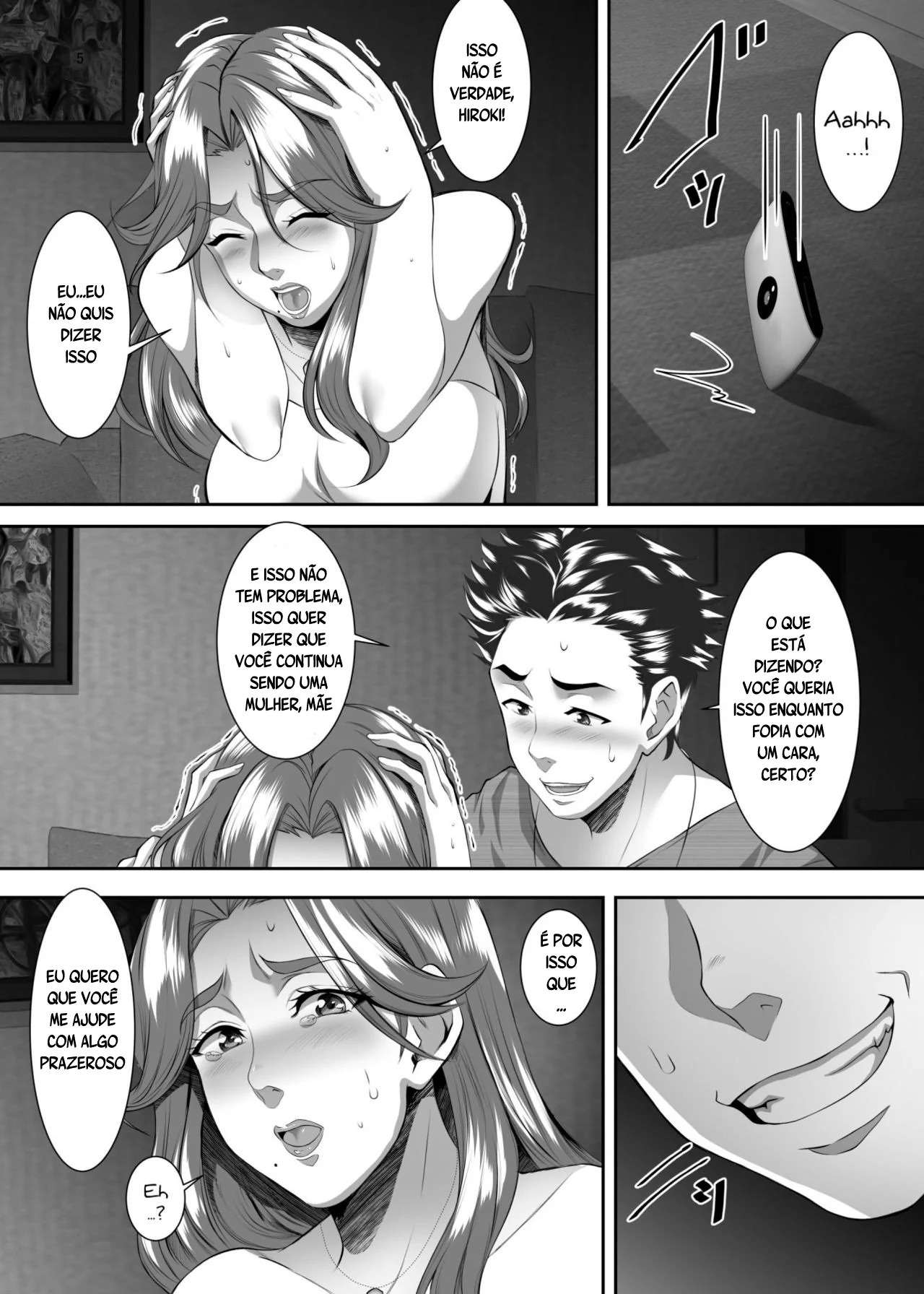 Punheta com Minha Mãe: Hentai HQ Brasileiro