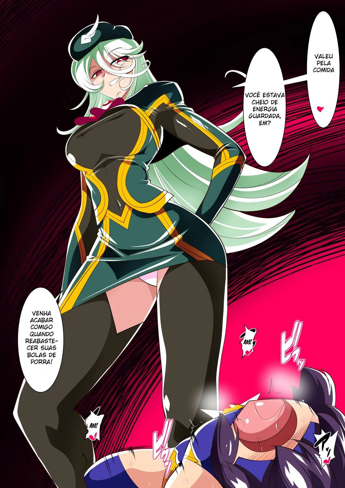 Chantagem com a mamãe piranha – Aina em hentai HQ brasileiro