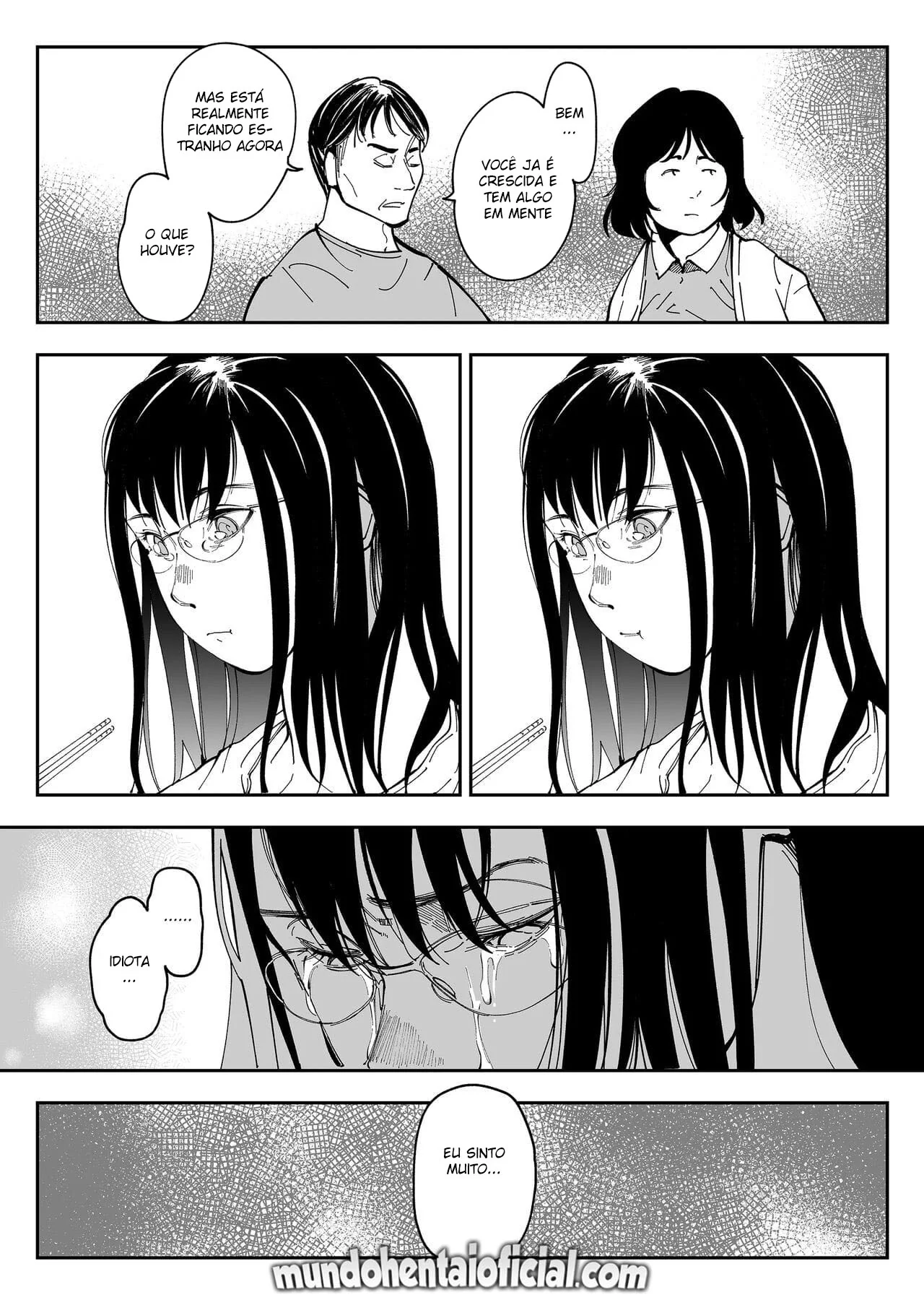 Chantageando a Camgirl Safada: Sacanagem em Família Hentai HQ