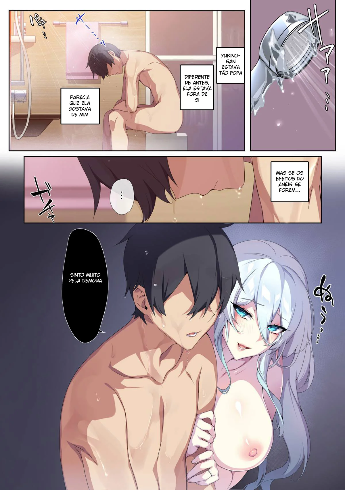 O Anel Mágico da Yukionna-san: A Piranha do Gelo e a Piroca Quente em Hentai HQ Brasileiro