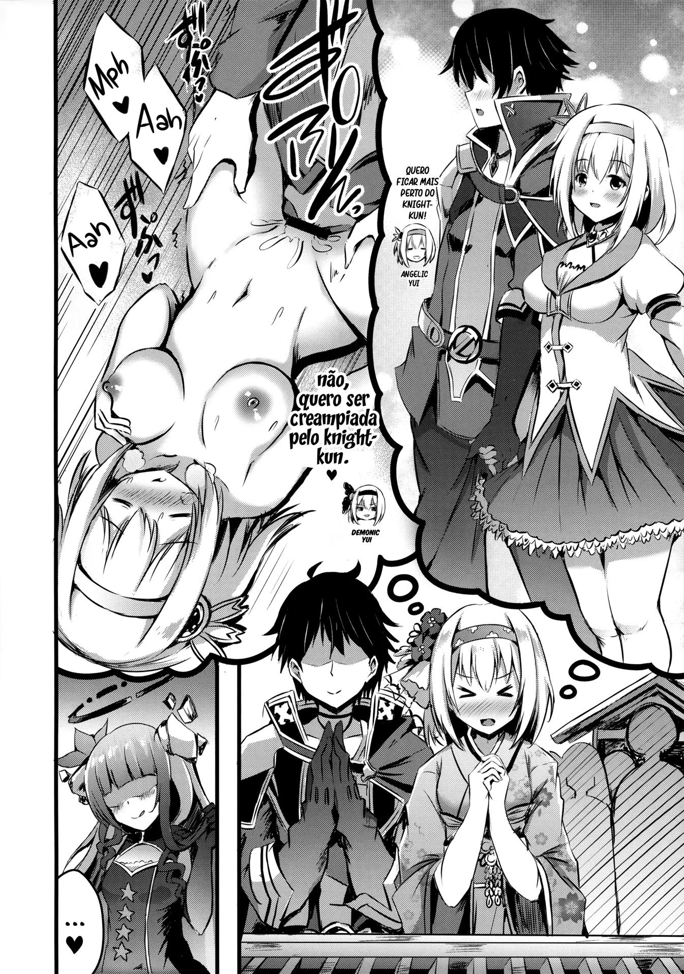 Safadeza com Yui e Yuuki