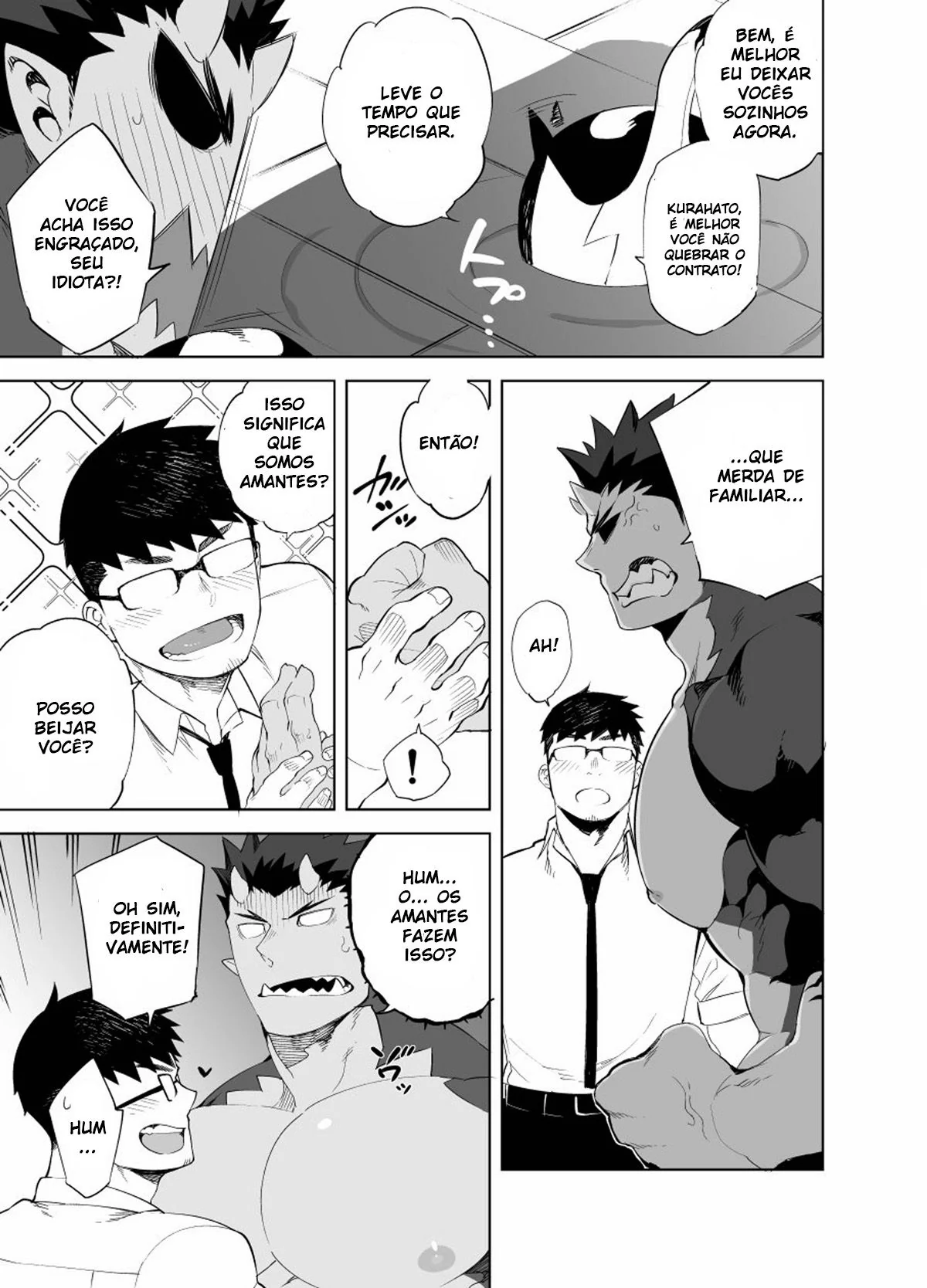 Vigarista do Escritório se Dá Bem com Ferramenta Mágica da Sacanagem em Hentai HQ Brasileiro