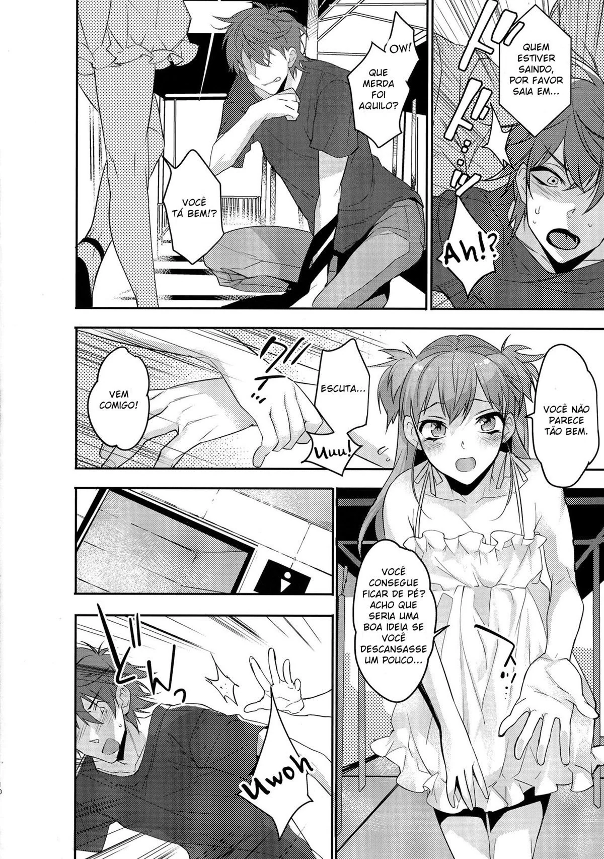 Tarado ataca jovem rapaz no metrô e é surpreendido por uma “garota” trap – Hentai HQ Brasileiro