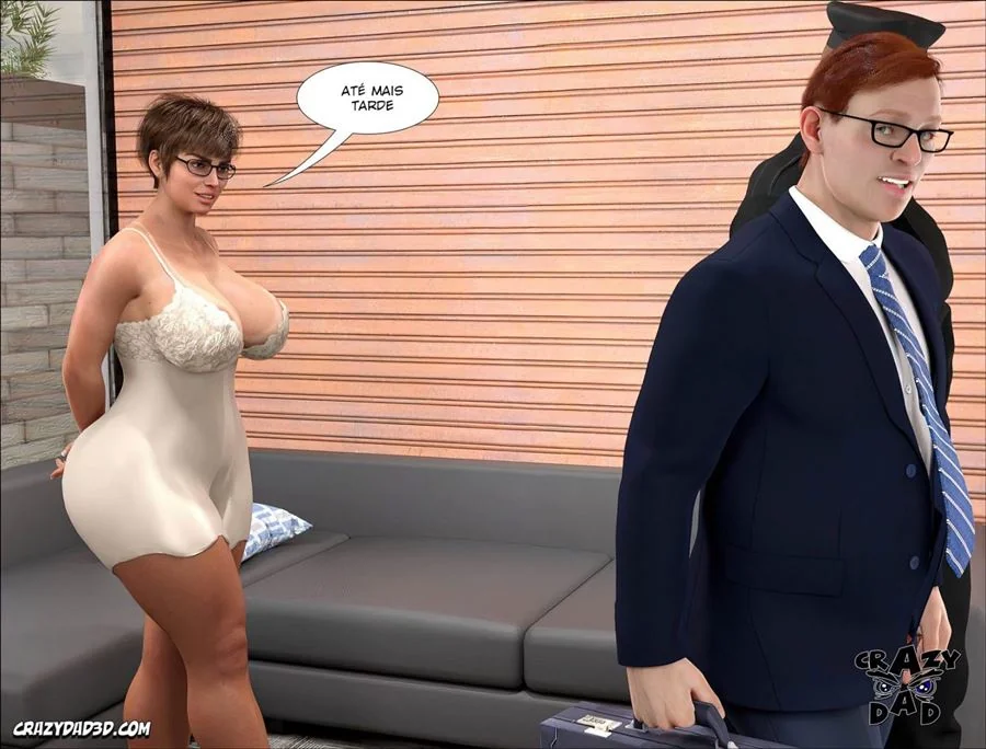 Doctor Brandie 20 Milf piranha transando com filho e segurança em hentai 3D safado” em quadrinhos de sexo