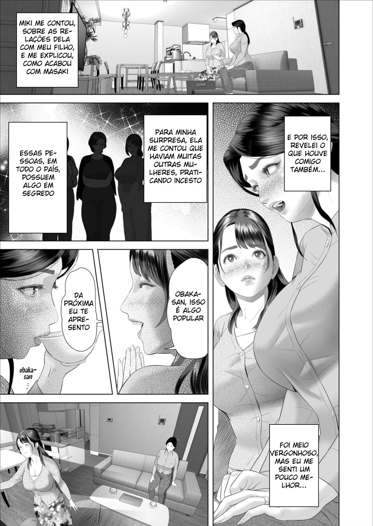 Mãe e filho: Reencontro de pica dura em Hentai HQ Brasileiro