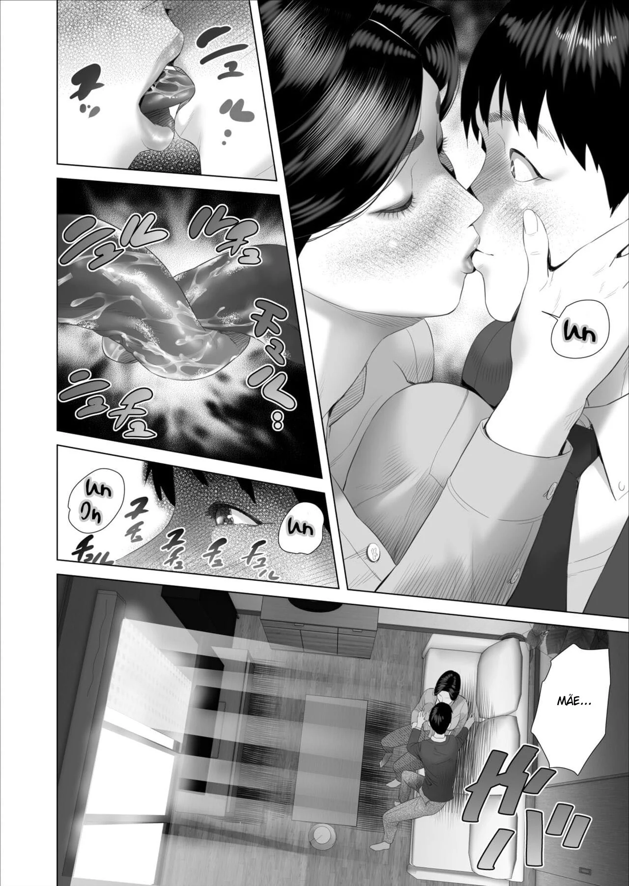 Mãe e filho: Reencontro de pica dura em Hentai HQ Brasileiro