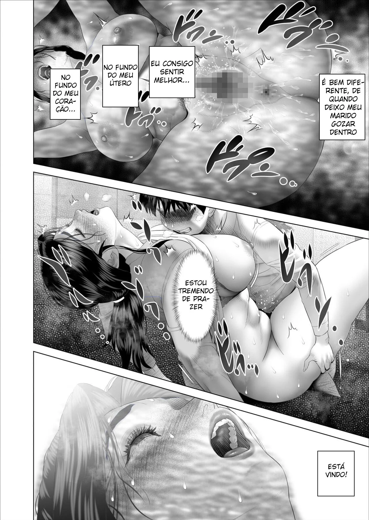 Mãe e filho: Reencontro de pica dura em Hentai HQ Brasileiro