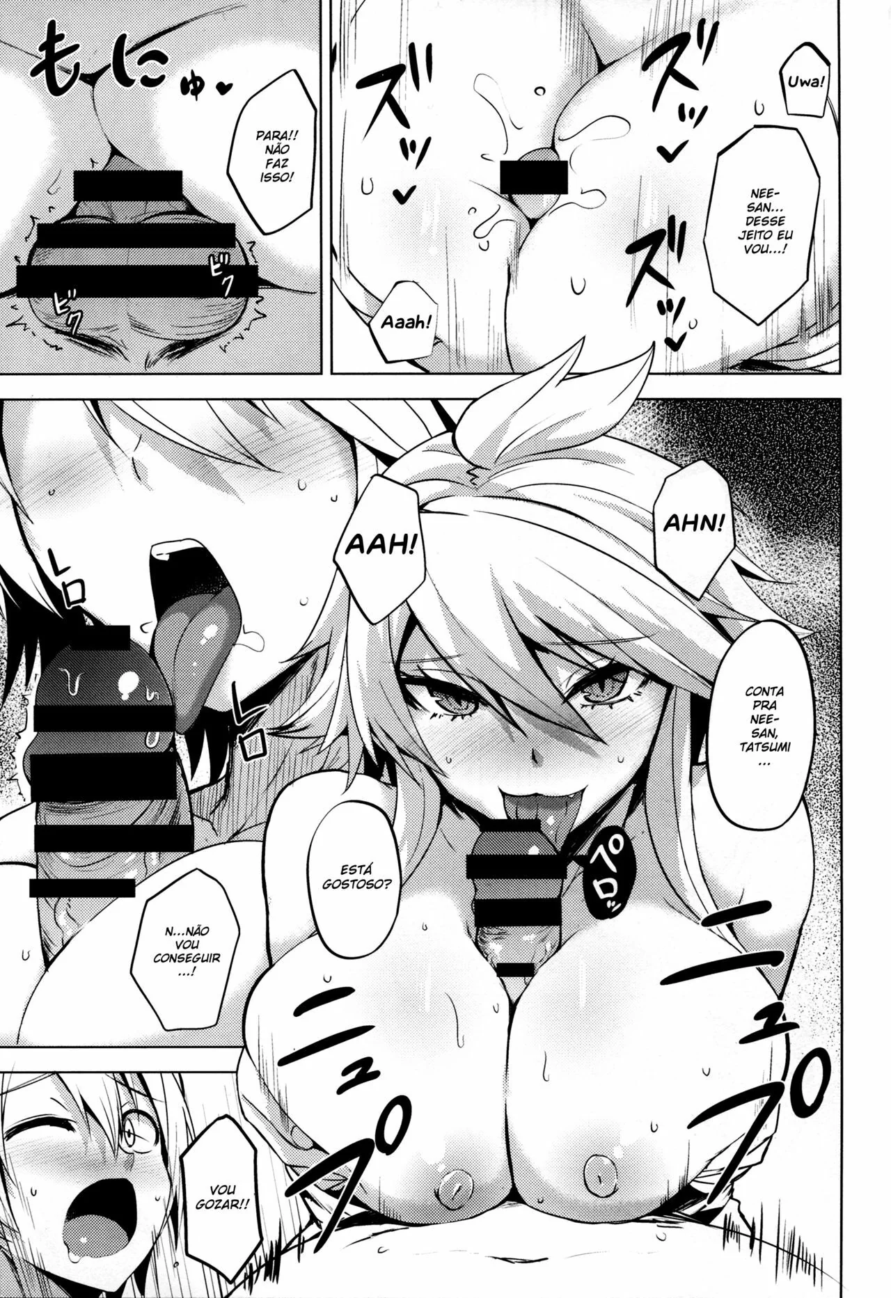 Akame ga Kill Hentai quadrinho de sexo: Irmã Leão