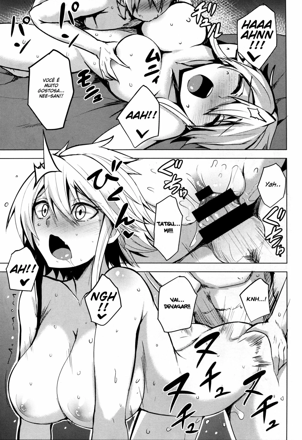 Akame ga Kill Hentai quadrinho de sexo: Irmã Leão