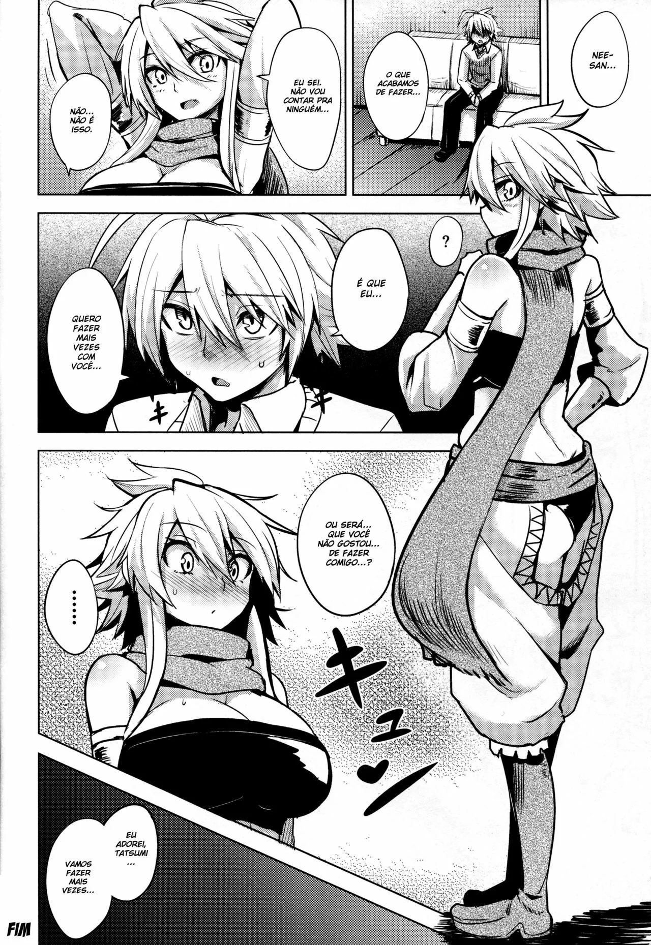 Akame ga Kill Hentai quadrinho de sexo: Irmã Leão
