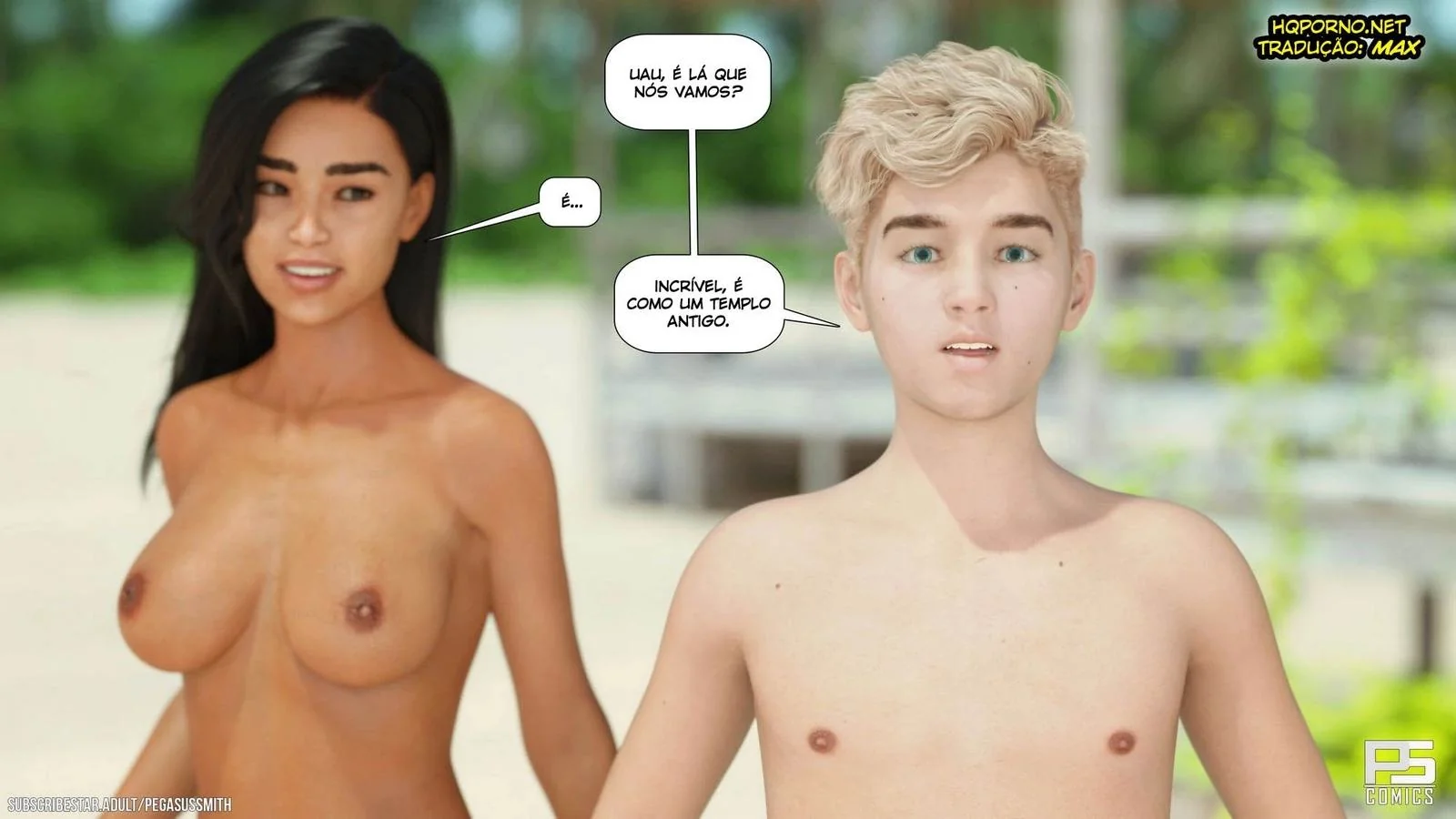 Dylan e as Piranhas Camilla e Emily no Poder do Mestre da Ilha ” – Hentai HQ