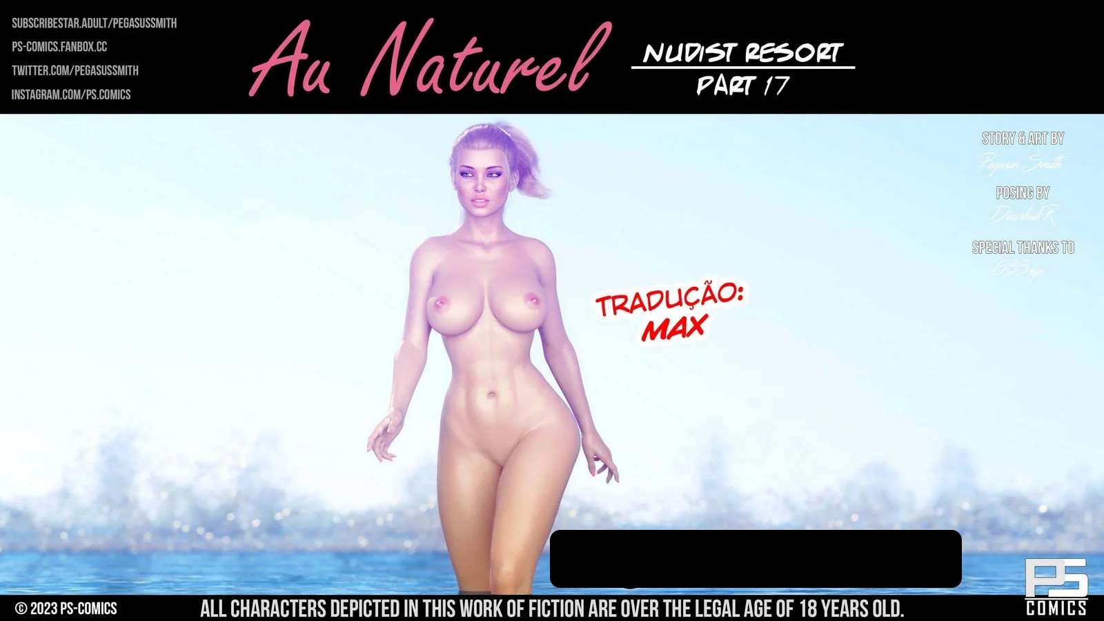 Kelly e a Ilha da Sacanagem – Aventuras ousadas em um Resort de Nudismo! Em Hentai HQ Brasileiro