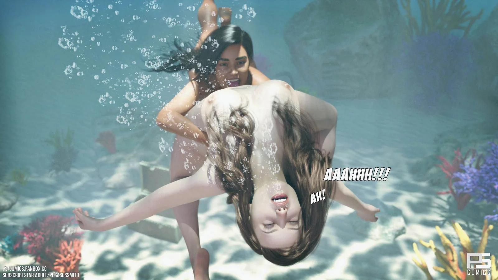 Kelly e a Ilha da Sacanagem – Aventuras ousadas em um Resort de Nudismo! Em Hentai HQ Brasileiro