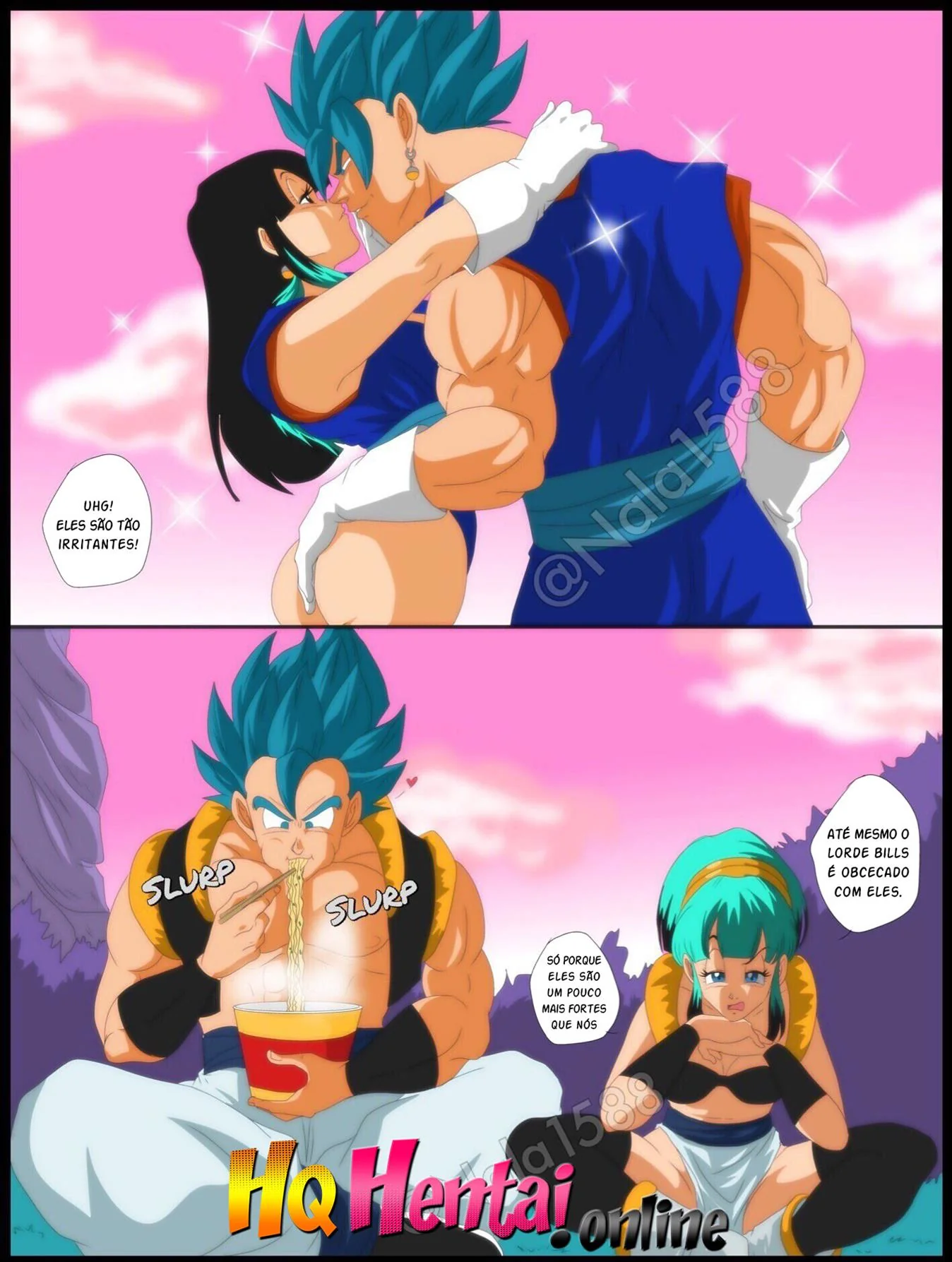 Dragon Ball Hentai HQ – Treinamento Safado nas Termas do Bills