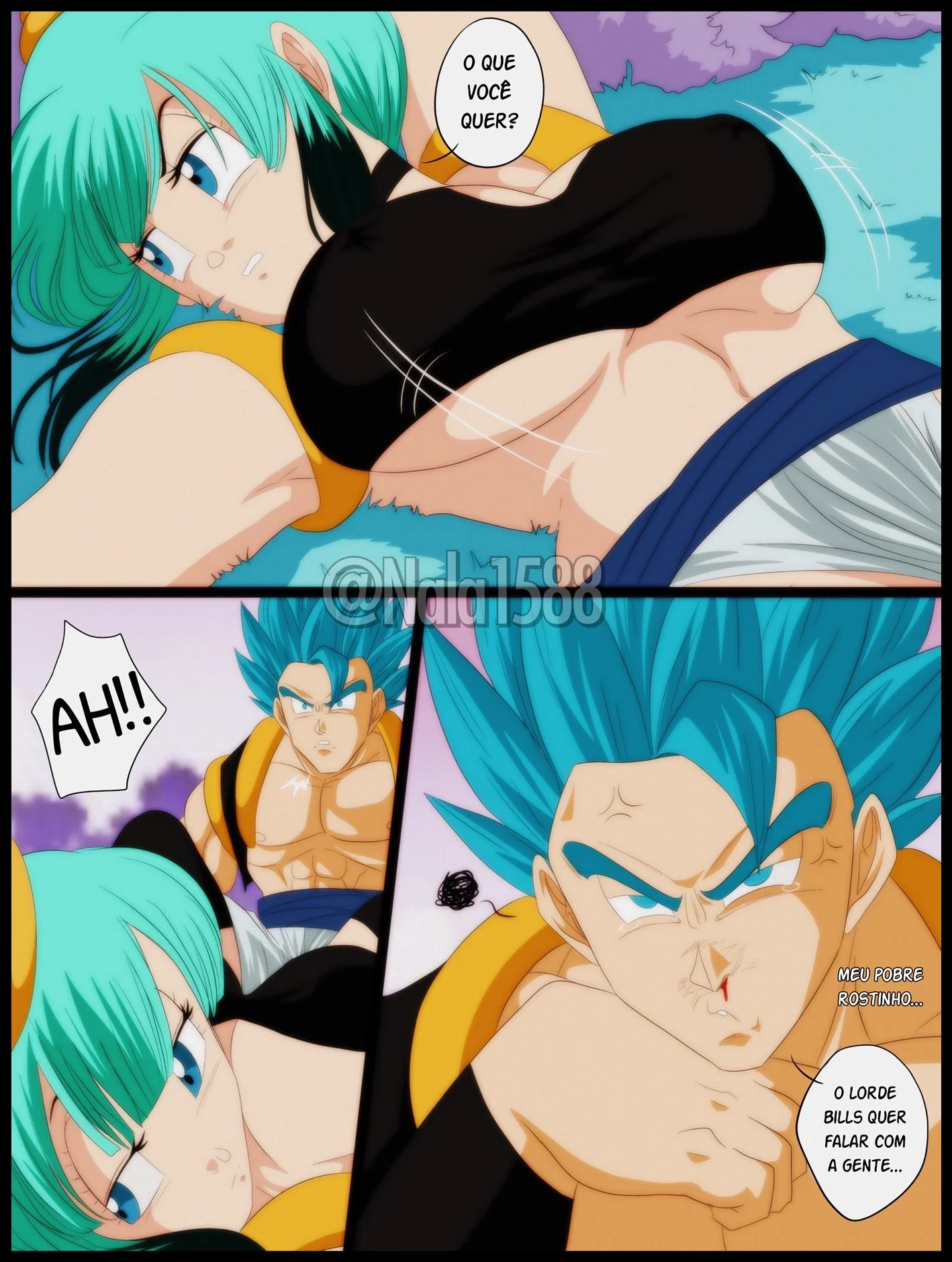 Dragon Ball Hentai HQ – Treinamento Safado nas Termas do Bills