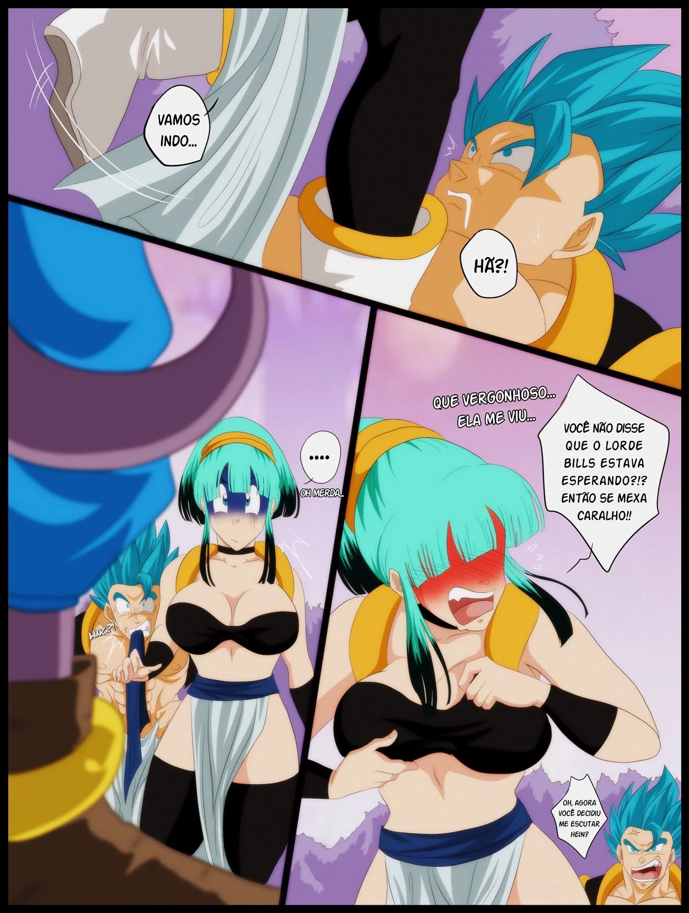 Dragon Ball Hentai HQ – Treinamento Safado nas Termas do Bills