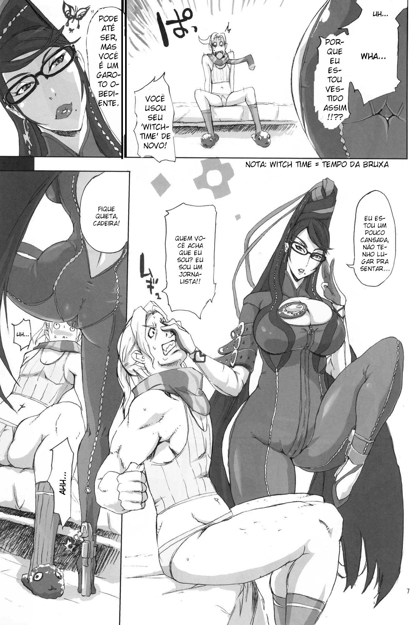 Bayonetta HQ – Bruxa tetuda e gostosa cheia de tesão