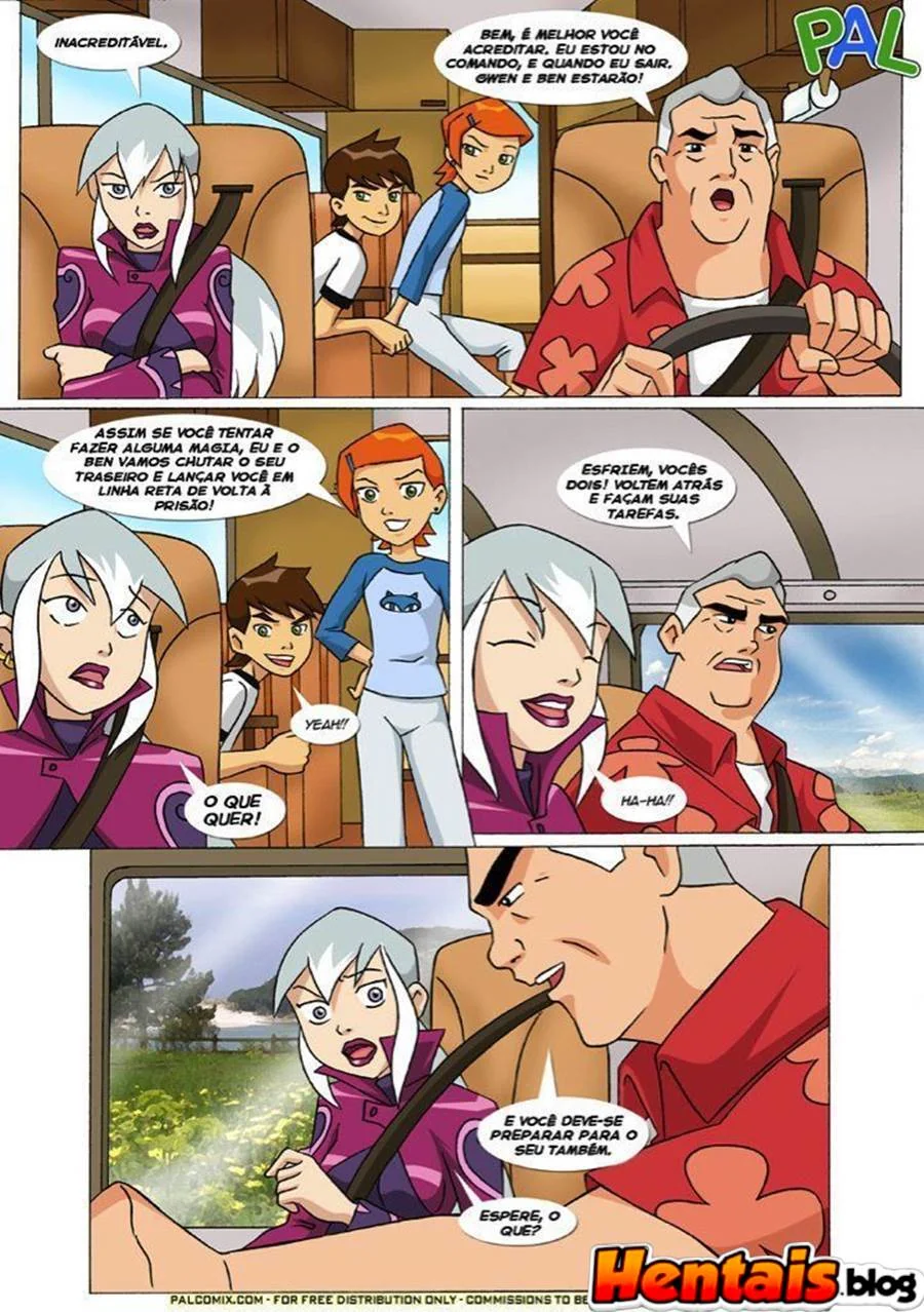Ben10 Hentai: A piranha da Encantriz tomando rola do Ben – Em HQ Brasileiro