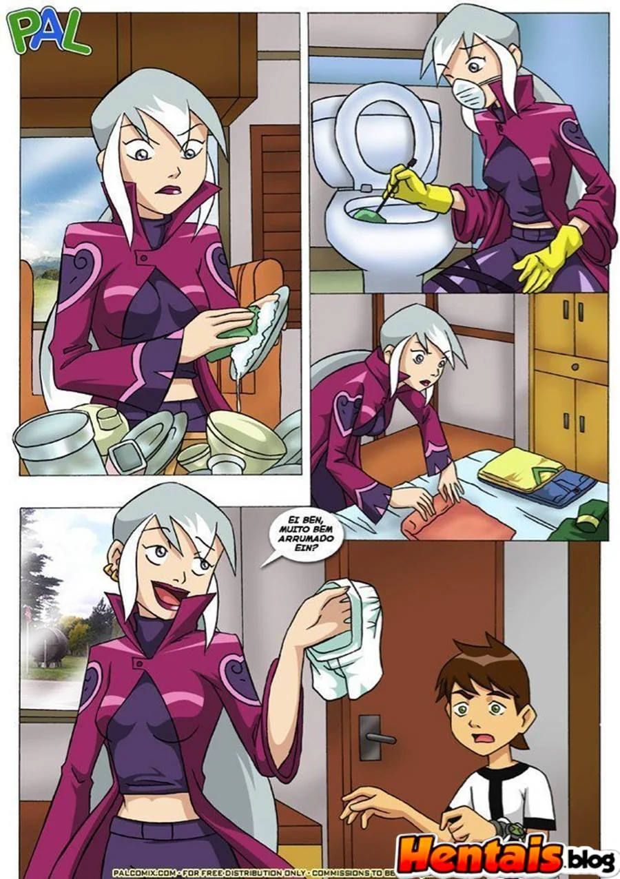 Ben10 Hentai: A piranha da Encantriz tomando rola do Ben – Em HQ Brasileiro