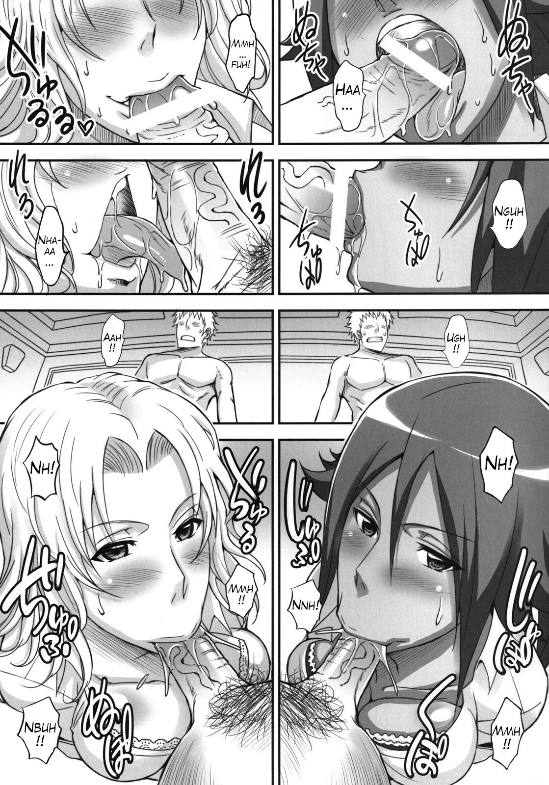 Bleach Hentai: Bricola VL.4 – Putaria com as Piranhas de Bleach em Hentai HQ Brasileiro
