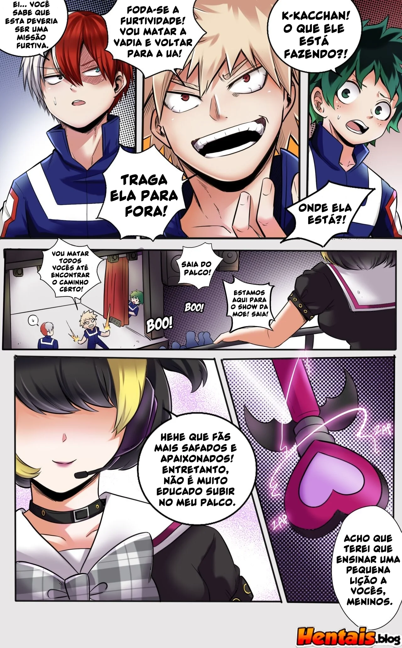 Hentai de Boku no Hero com Midoriya e Bakugou