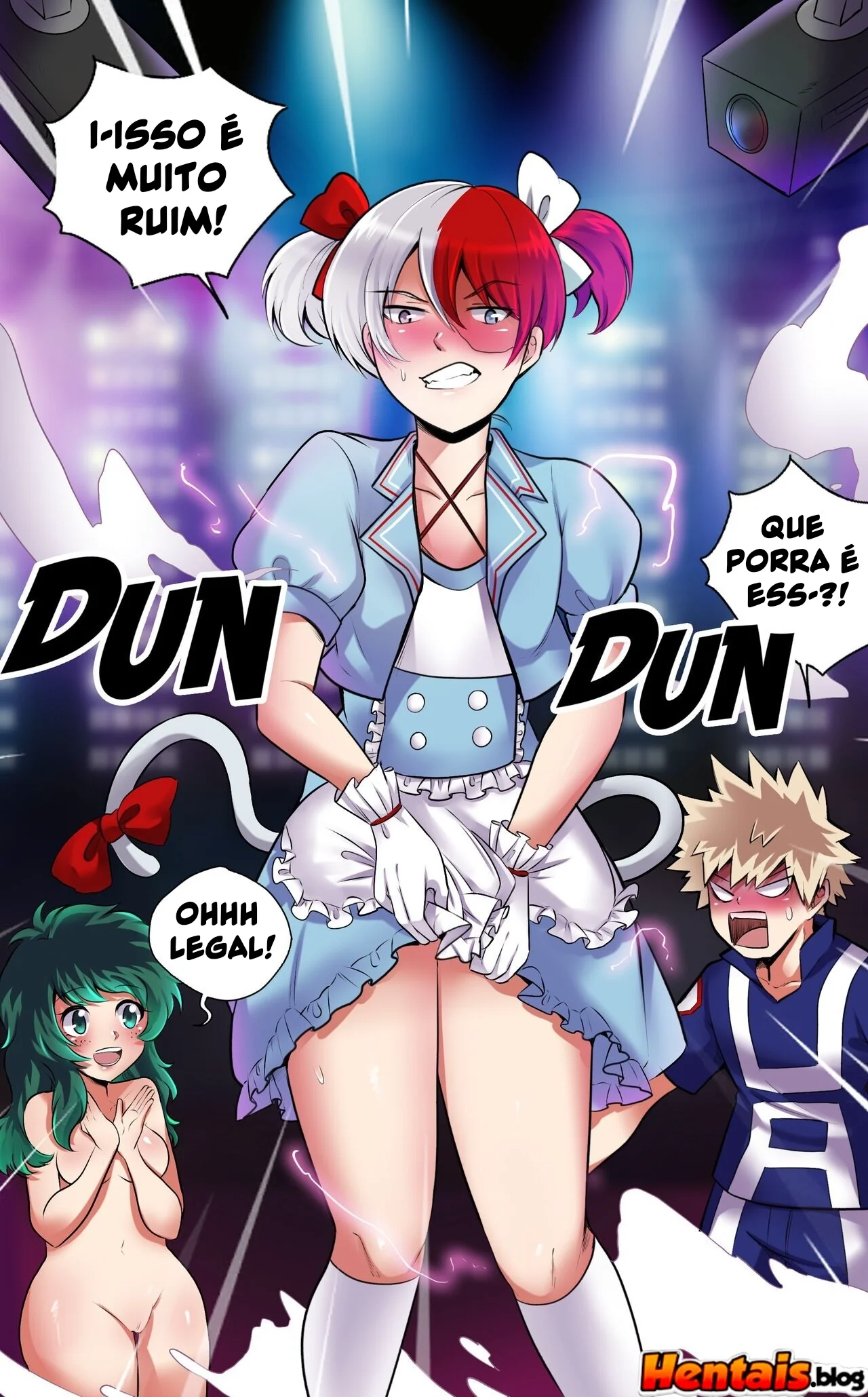 Hentai de Boku no Hero com Midoriya e Bakugou