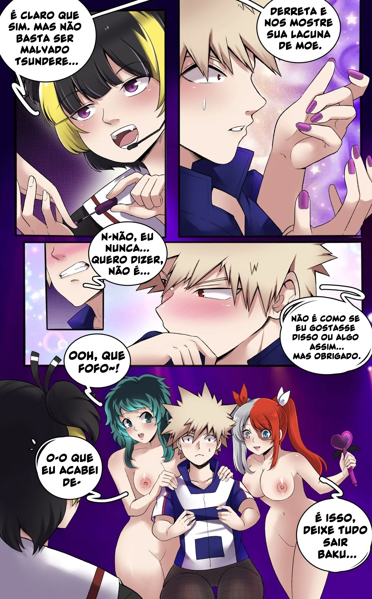 Hentai de Boku no Hero com Midoriya e Bakugou